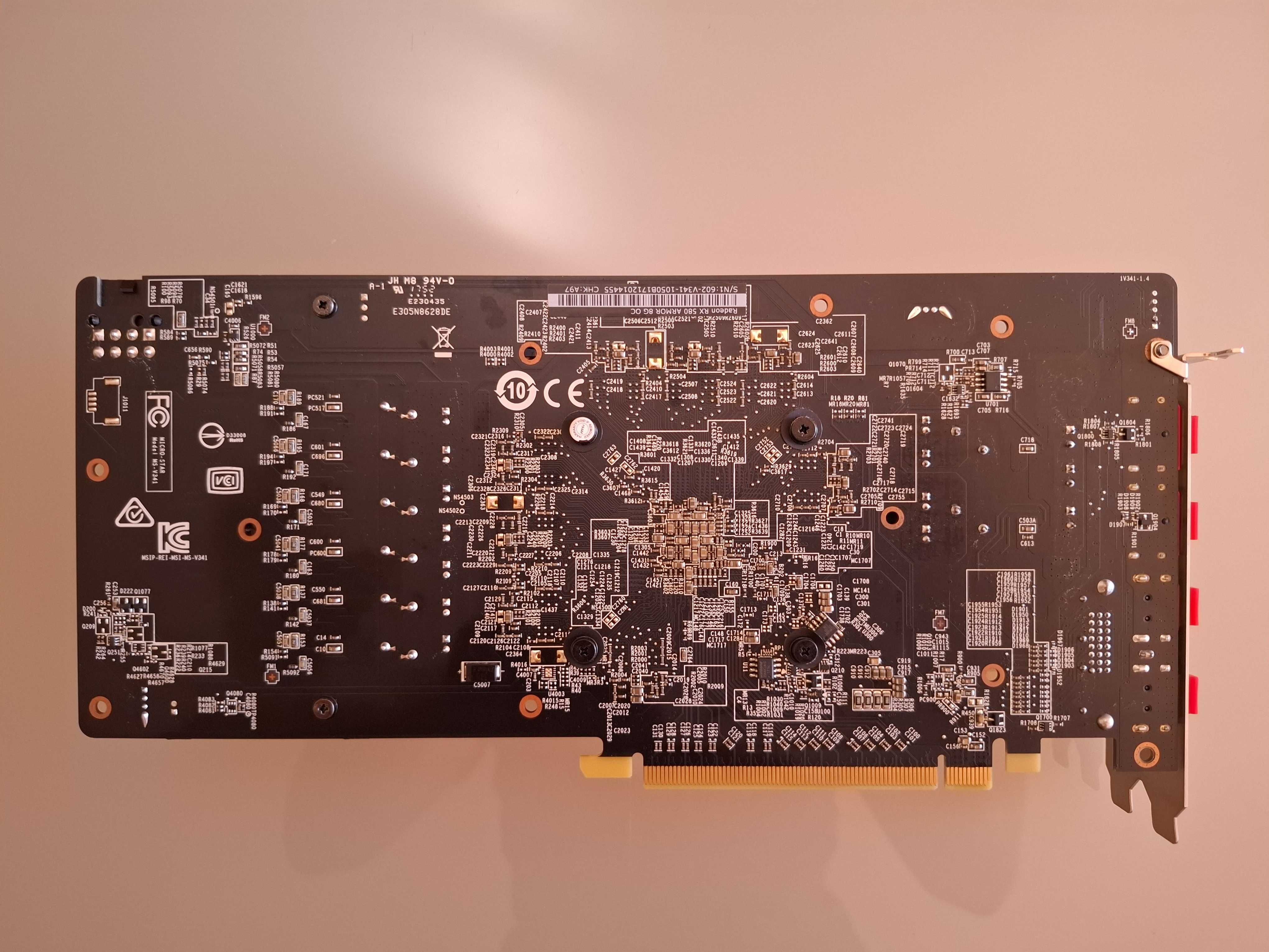 MSI Radeon RX 580 ARMOR 8G OC