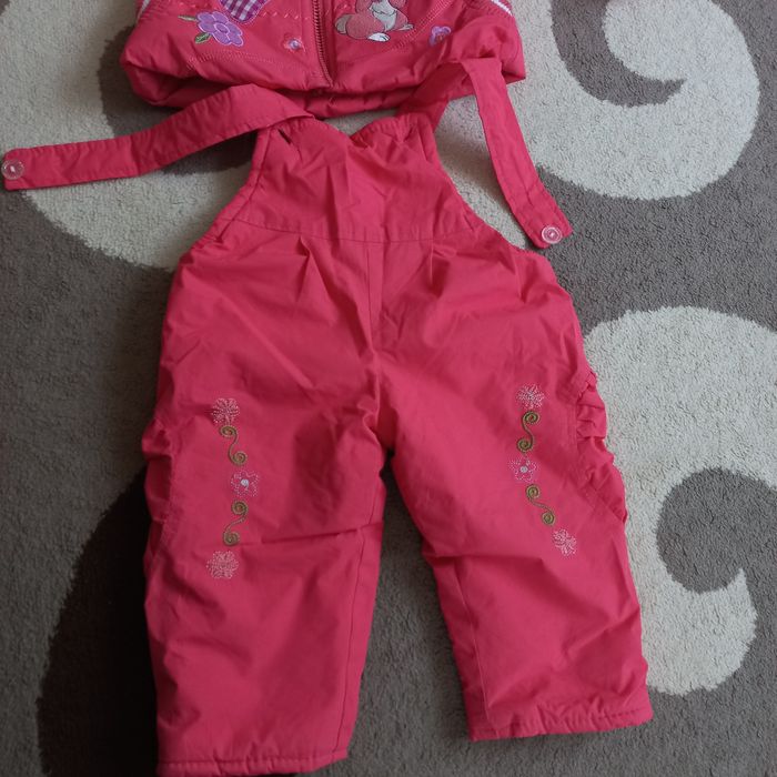 Осінній комбінезон для дівчинки