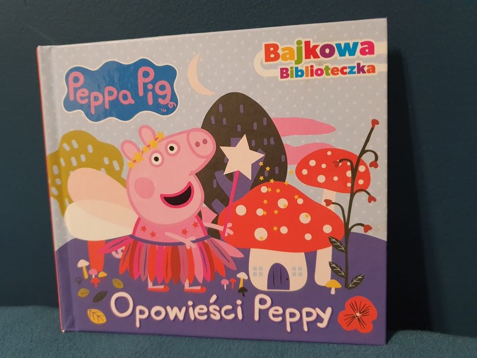 świnka peppa książka książeczka opowieści peppy bajkowa biblioteczka