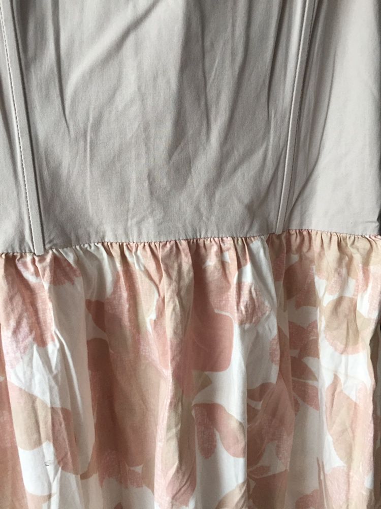 H&M Letnia pastelowa sukienka vintage