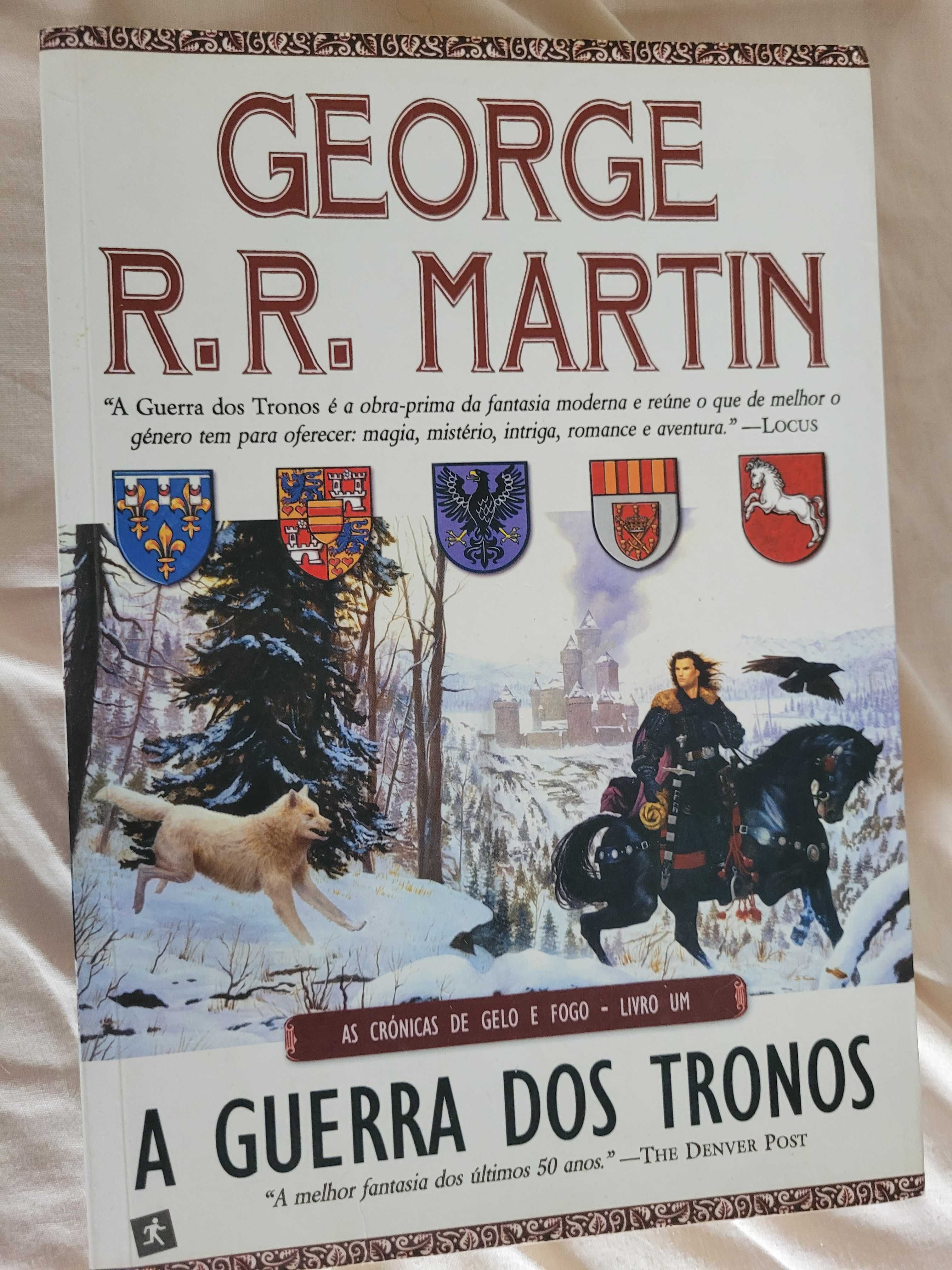 Livro a Guerra dos Tronos - As Crónicas de Gelo e Fogo Livro 1