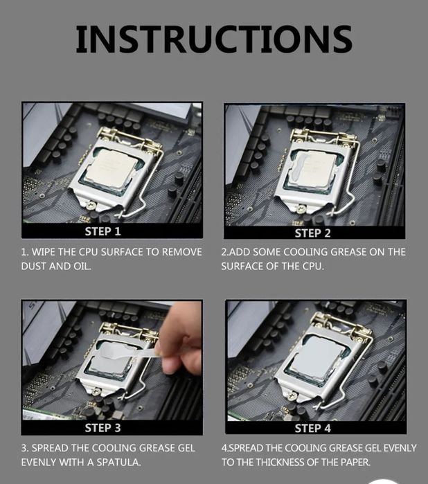 Термопаста GD900 15g thermal grease шприц 15г