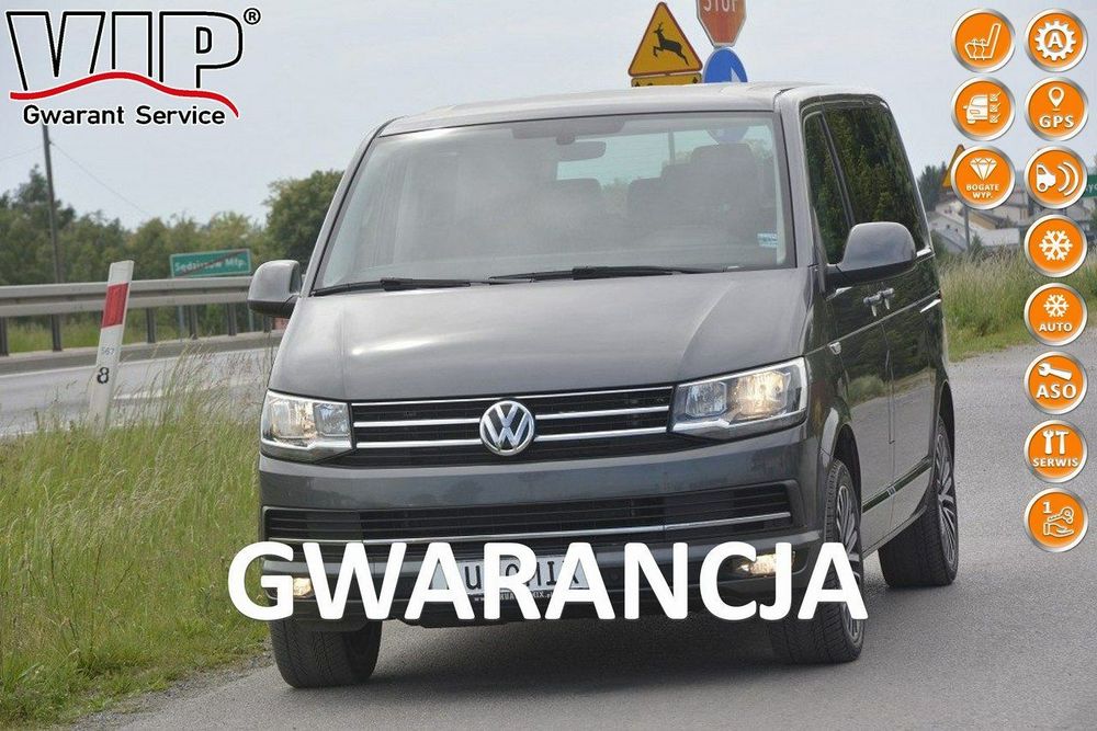 Volkswagen Caravelle 2.0TDI Automat 8 osobowy bezwypadkowy doinwestowany po serwisie gwaran
