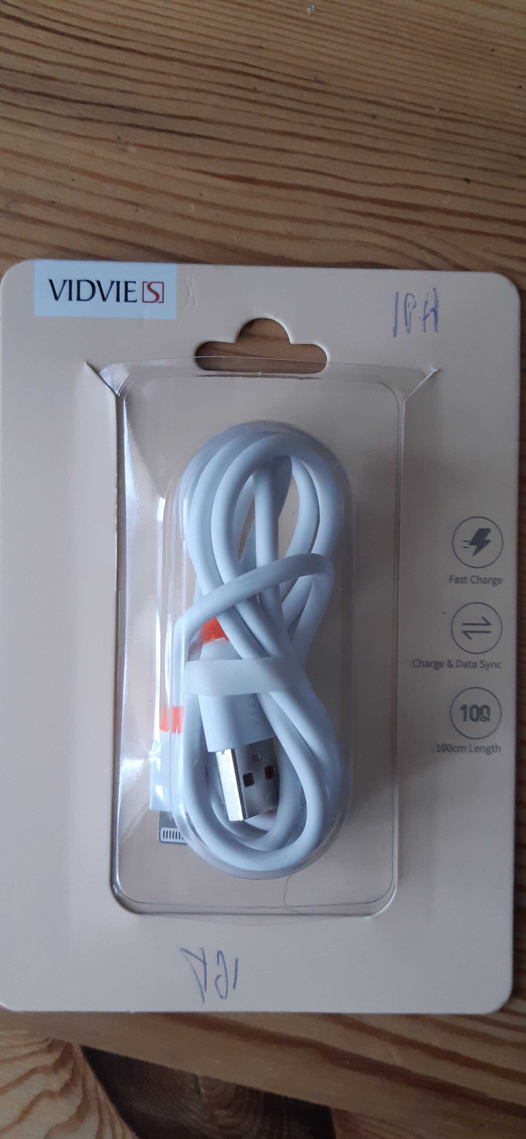 Kabel lightning 1m 2.1A biały (apple, iphone)