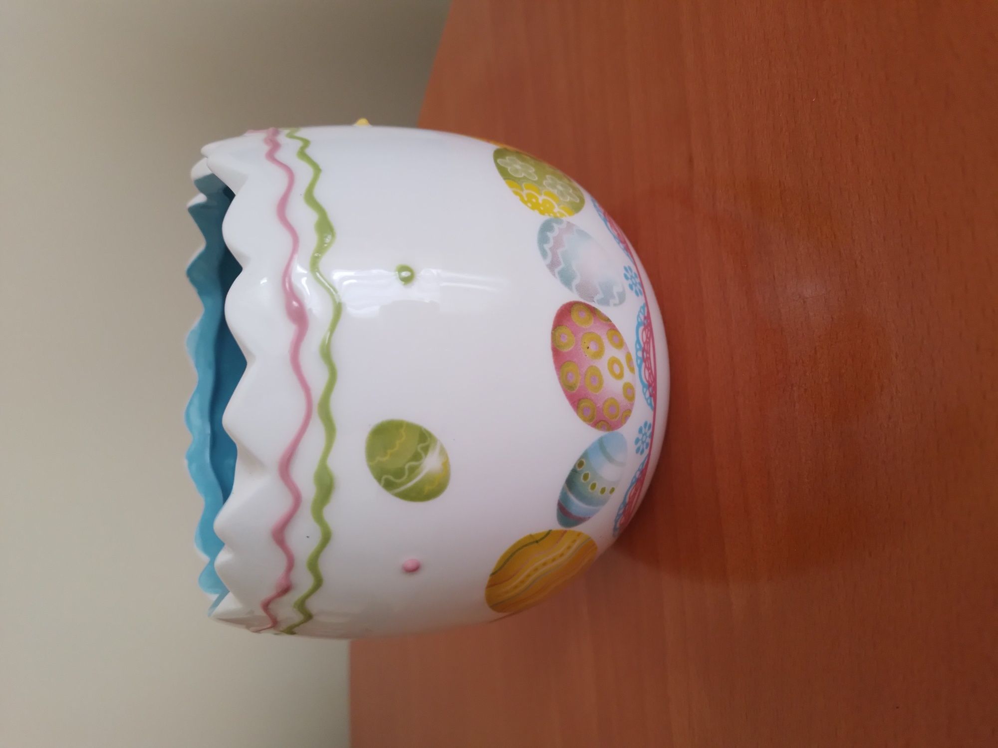 Świąteczna doniczka-oslonka ceramiczna