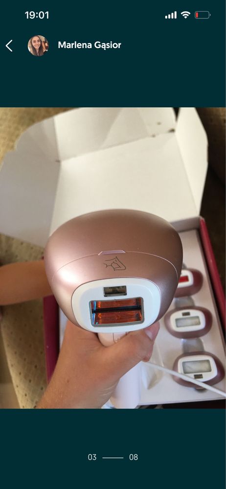 Depilator swietlny philips lumea