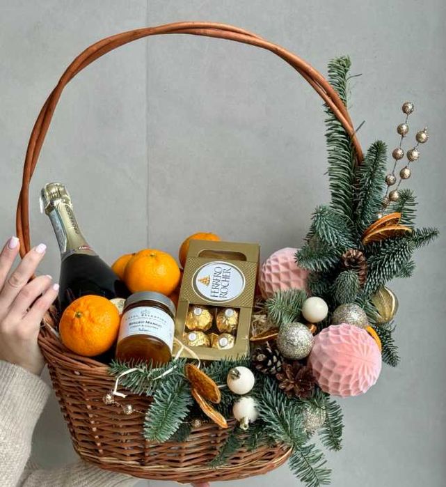 Подарунок смачний для тата вчителя кума шефа бокс корзинка