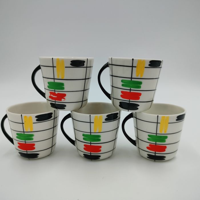 Serwis Kawowy Chodzież Prometeusz Porcelana PRL Pikasia