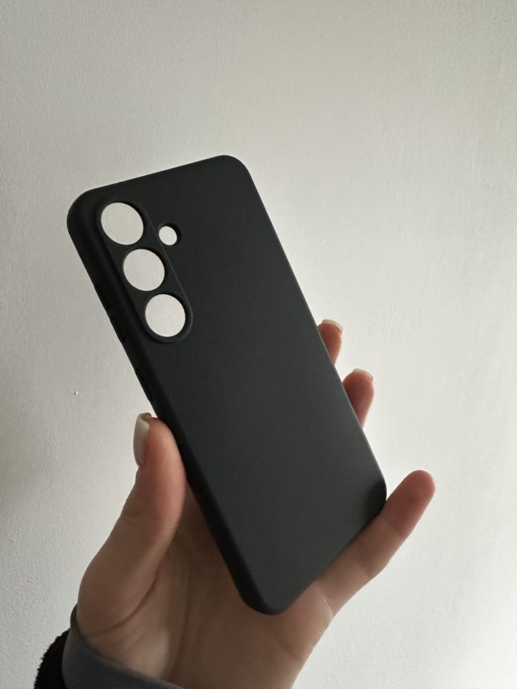 Etui silikonowe czarne do SAMSUNG S25