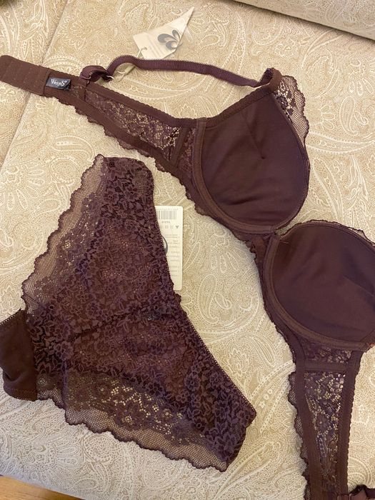 WeiyeSi комлект бюстгальтер 80 В трусики L