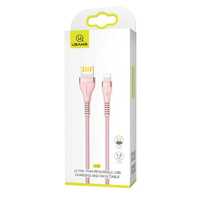 Kabel Lightning USAMS U33 2A Fast Charging 1,2M Pink