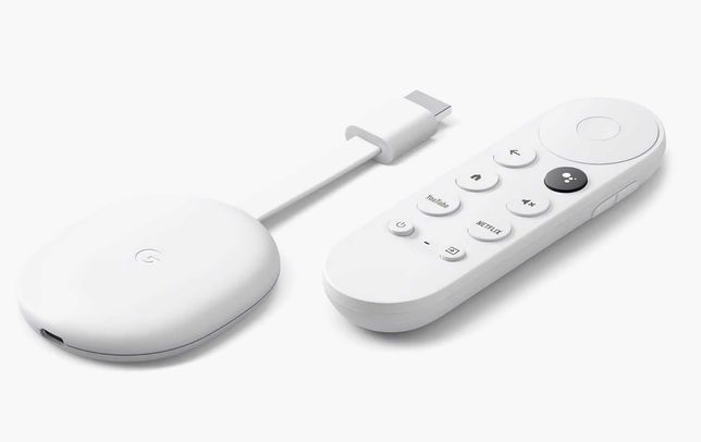 HD-медиаплеер Google Chromecast 4K with Google TV (Snow)