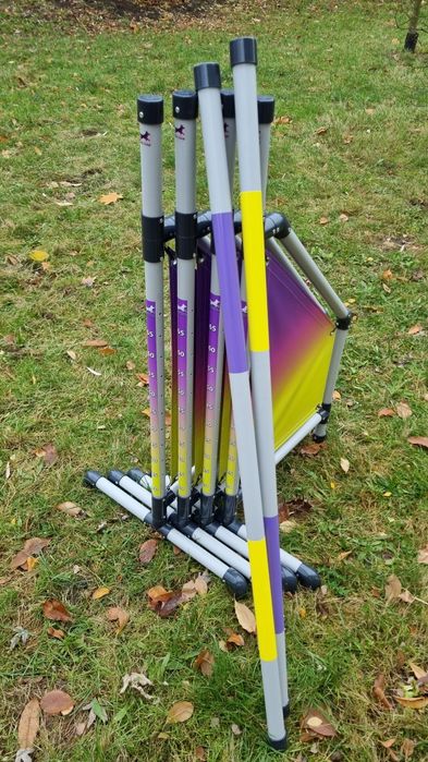 Stacjonata hopka agility dla psa 2 sztuki 32mm