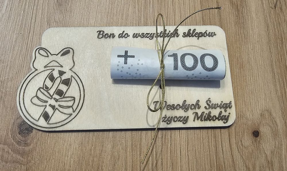 Świąteczny bon upominkowy