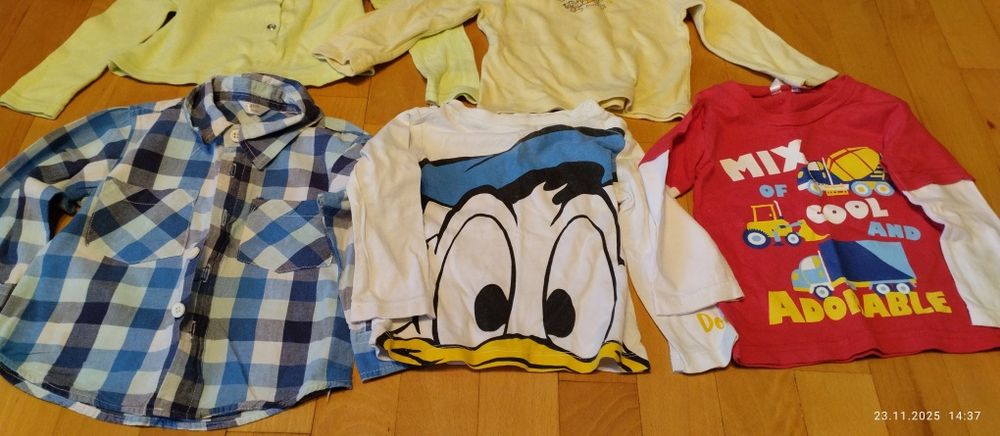 Zestaw 5-ciu bluz r. 74 Nike, Cubus i inne