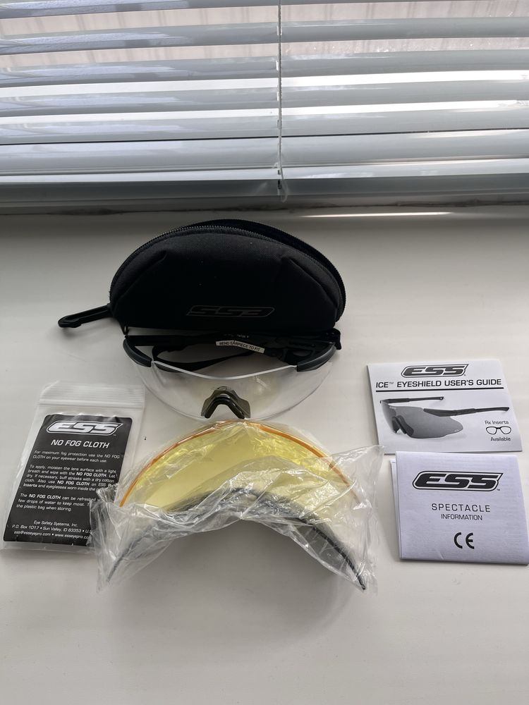Тактичні окуляри ESS ICE™ 3LS KIT оригінал