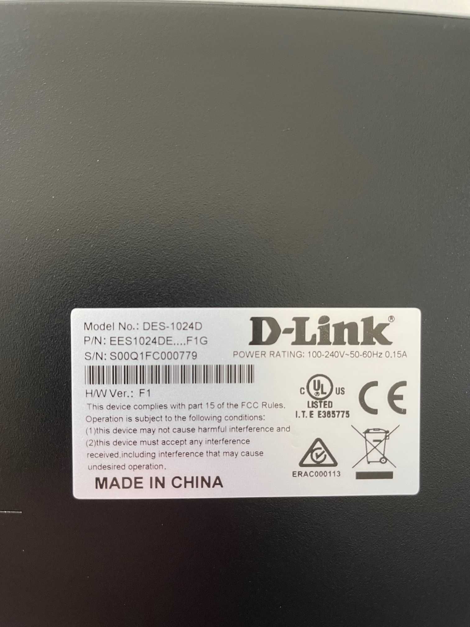 Switch D-Link DES-1024D