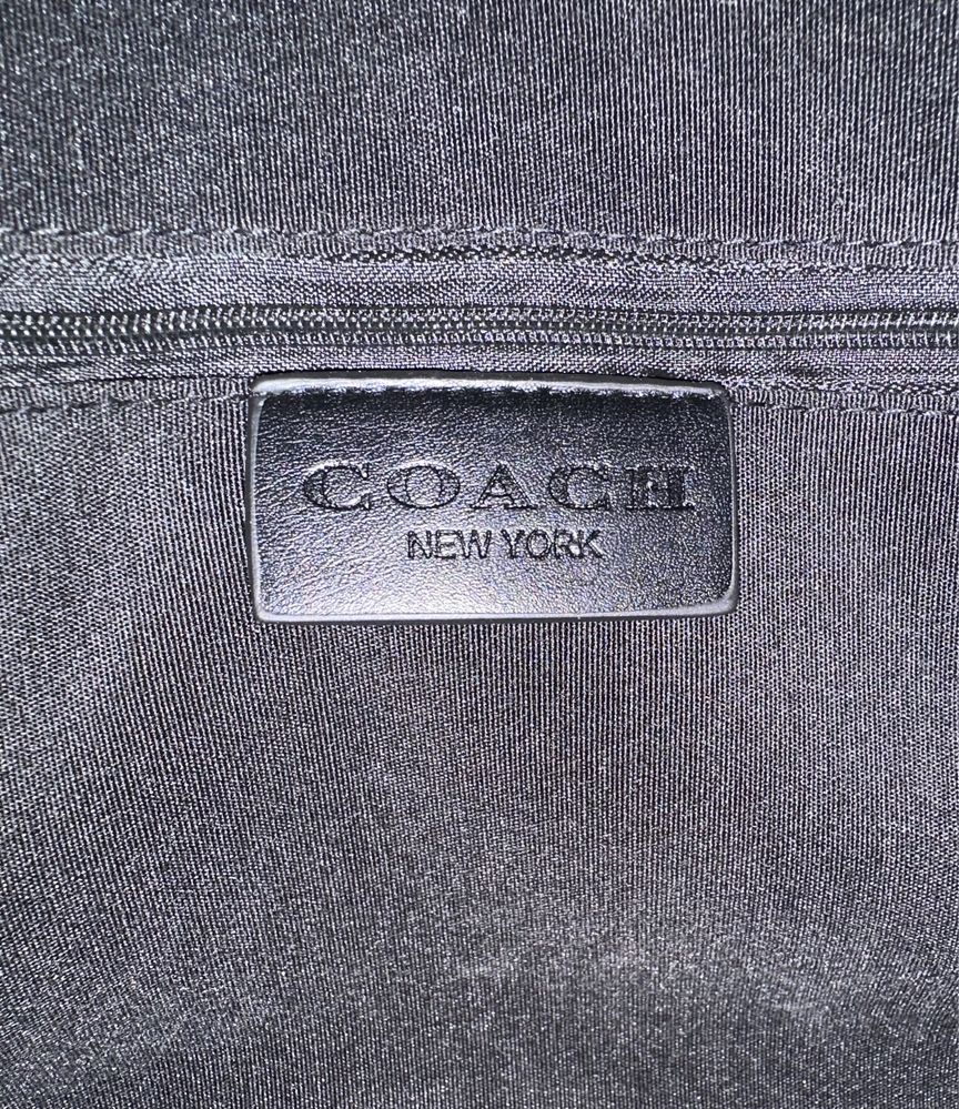 Сумка Coach Academy Crossbody Signature Leather Black