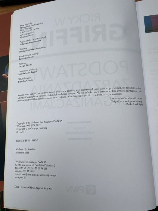 Podstawy zarządzania organizacjami