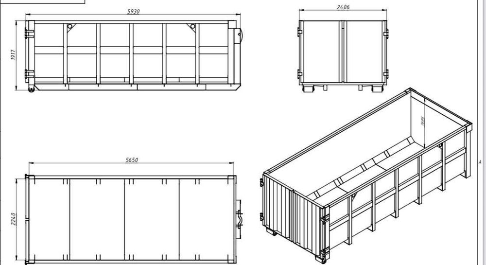 KONTENER Hakowiec kp 30 dostępny od ręki