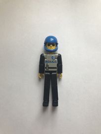 Vintage Lego Technic figurka policji z kaskiem - stan BDB
