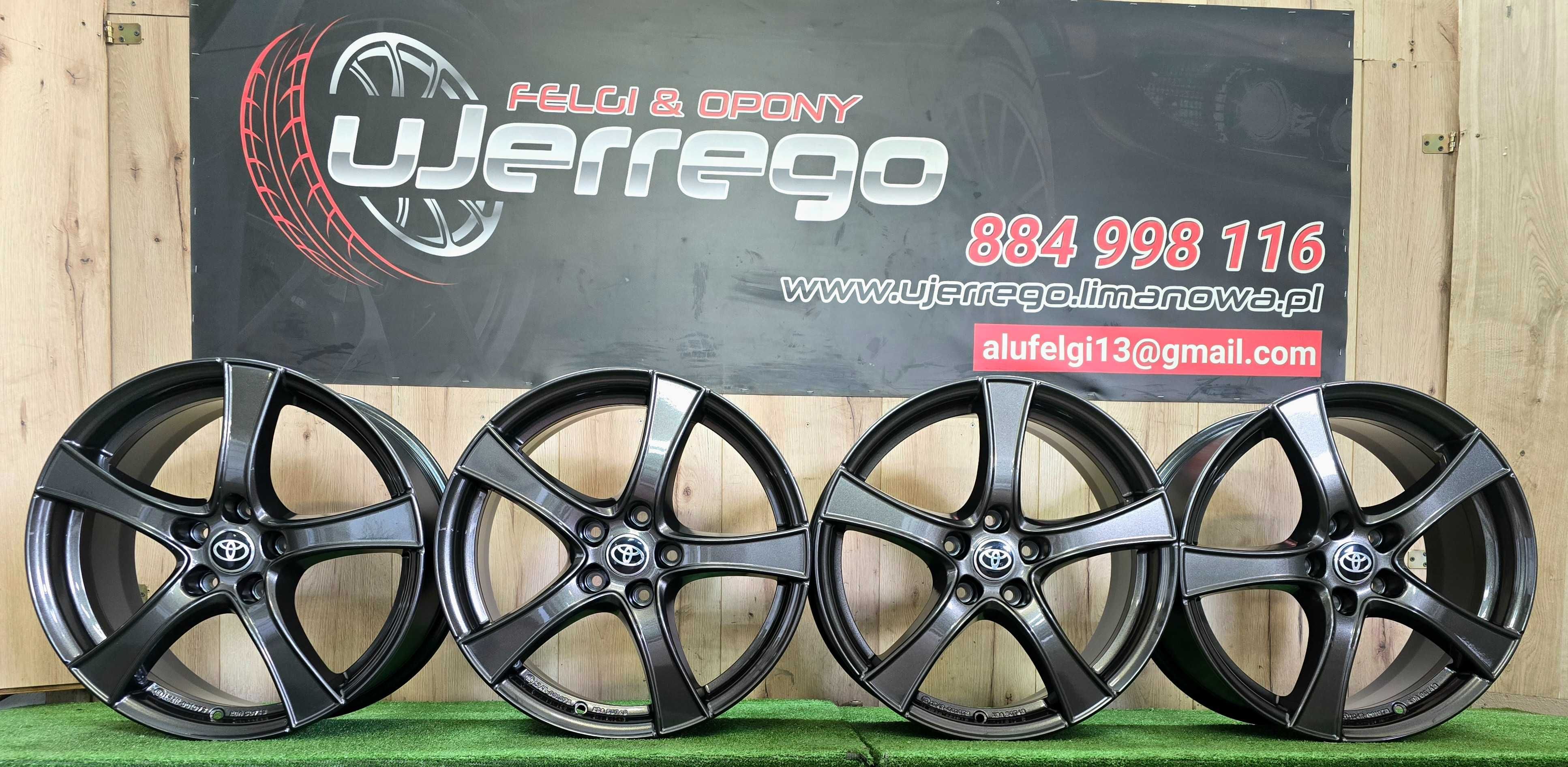 NOWE ALUFELGI TOYOTA 18x5x114,3 Auris,Avensis,Corolla,C-hr,Yaris,RAV4