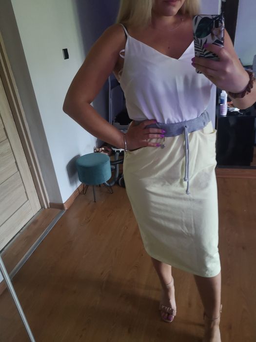 Spódnica midi bawełna LaPia