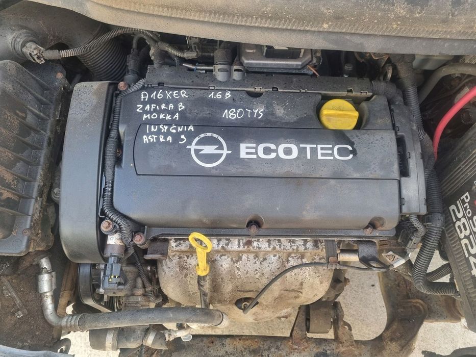 OPEL ZAFIRA B MOKKA INSIGNIA ASTRA J SILNIK 1,6 B A16XER 184 tys