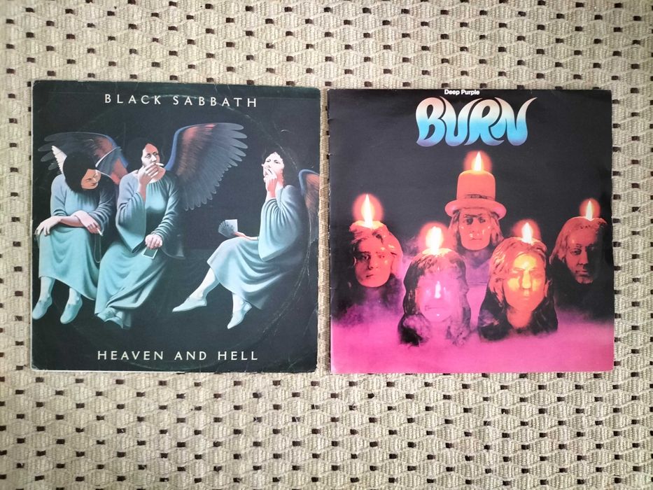 9 Discos em Vinil - Black Sabbath / Deep Purple / Azymuth e mais