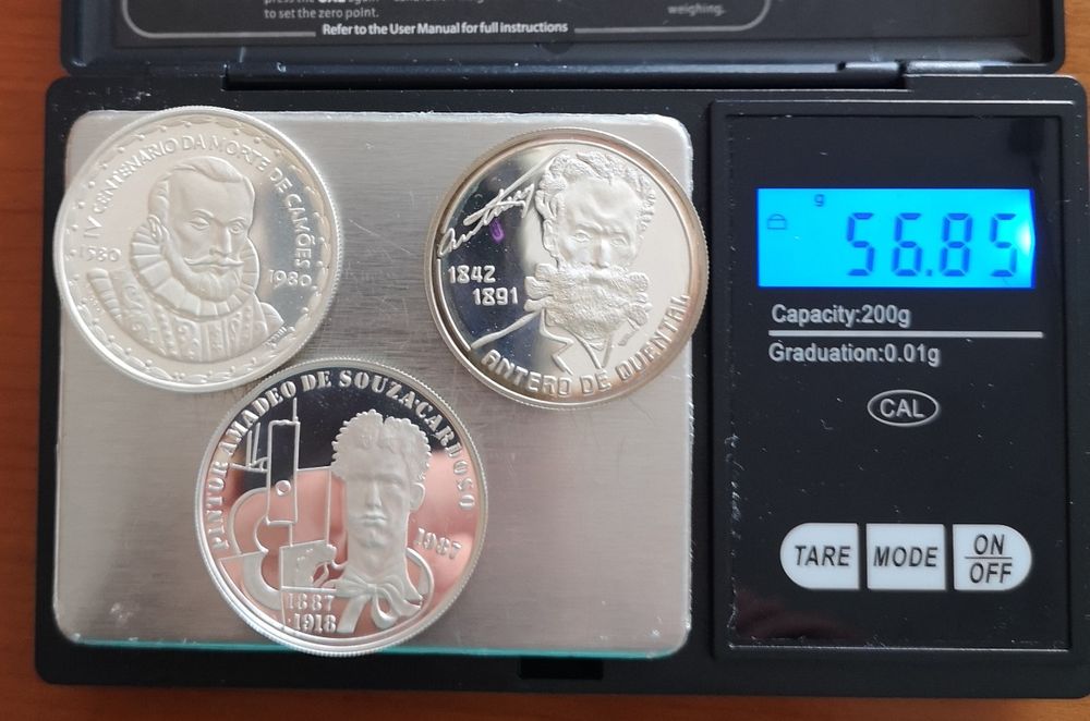 moedas prata proof 100 e 1000 escudos (#3)