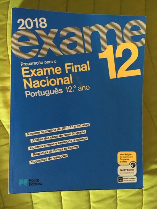 Preparação para o Exame Final Nacional Português 12