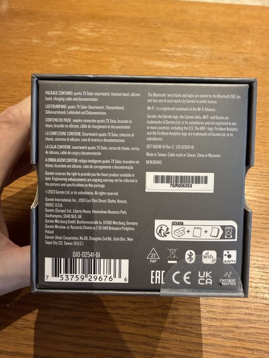 Garmin Quatix 7X Solar - nowy