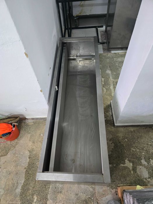 Calha / Canaleta Industrial em Aço Inoxidável