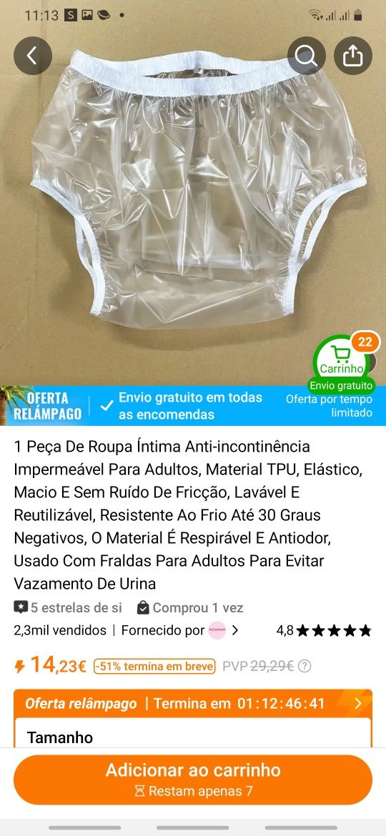usado uma vez esta novo