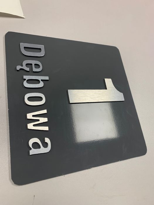 Tabliczki Obrazki Logo Litery Druk reklama