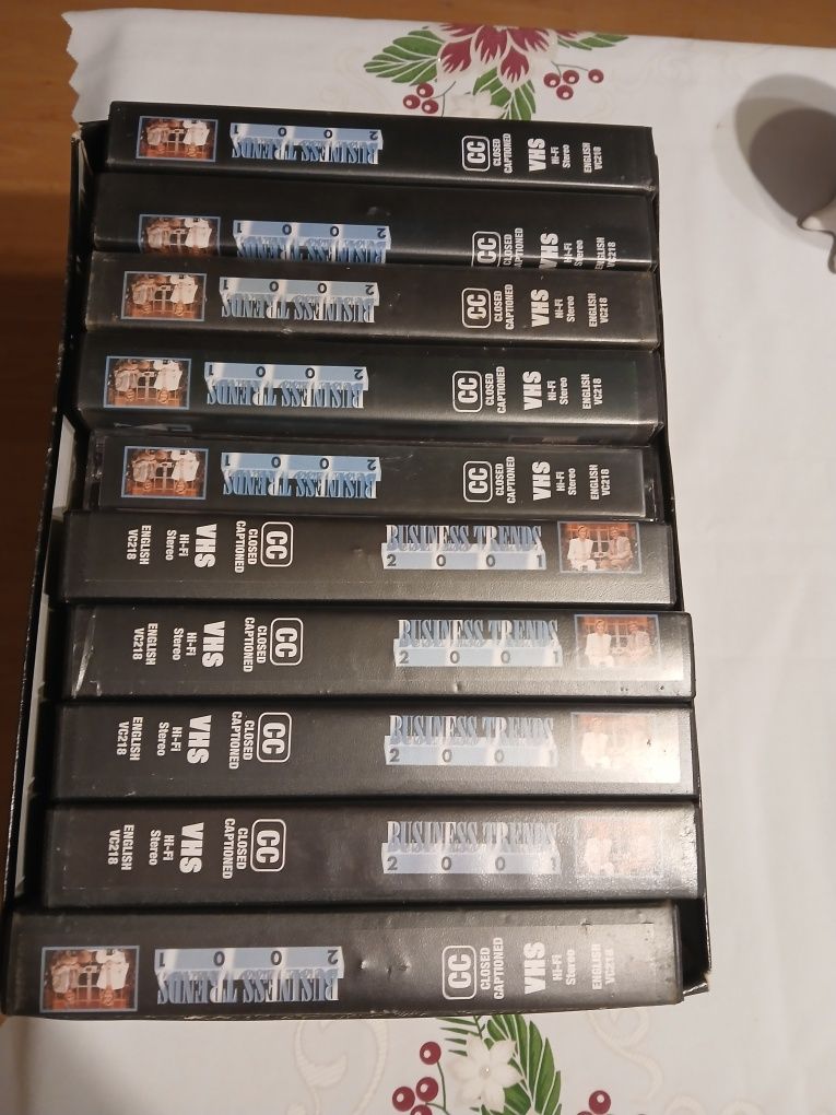 10 kaset Video.VHS.