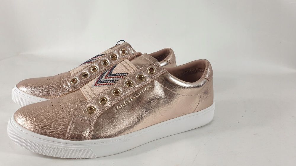 TOMMY HILFIGER stud elastic snakersy damskie r41