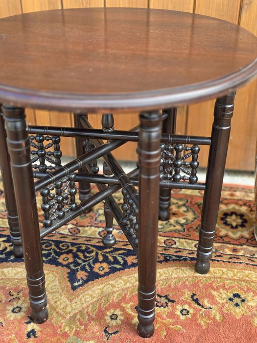 Stolik okrągły eklektyczny 55 cm #1632 Stylowy Węgrów