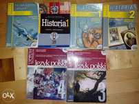 Podręczniki Historia, PO, Język Polski liceum/ technikum