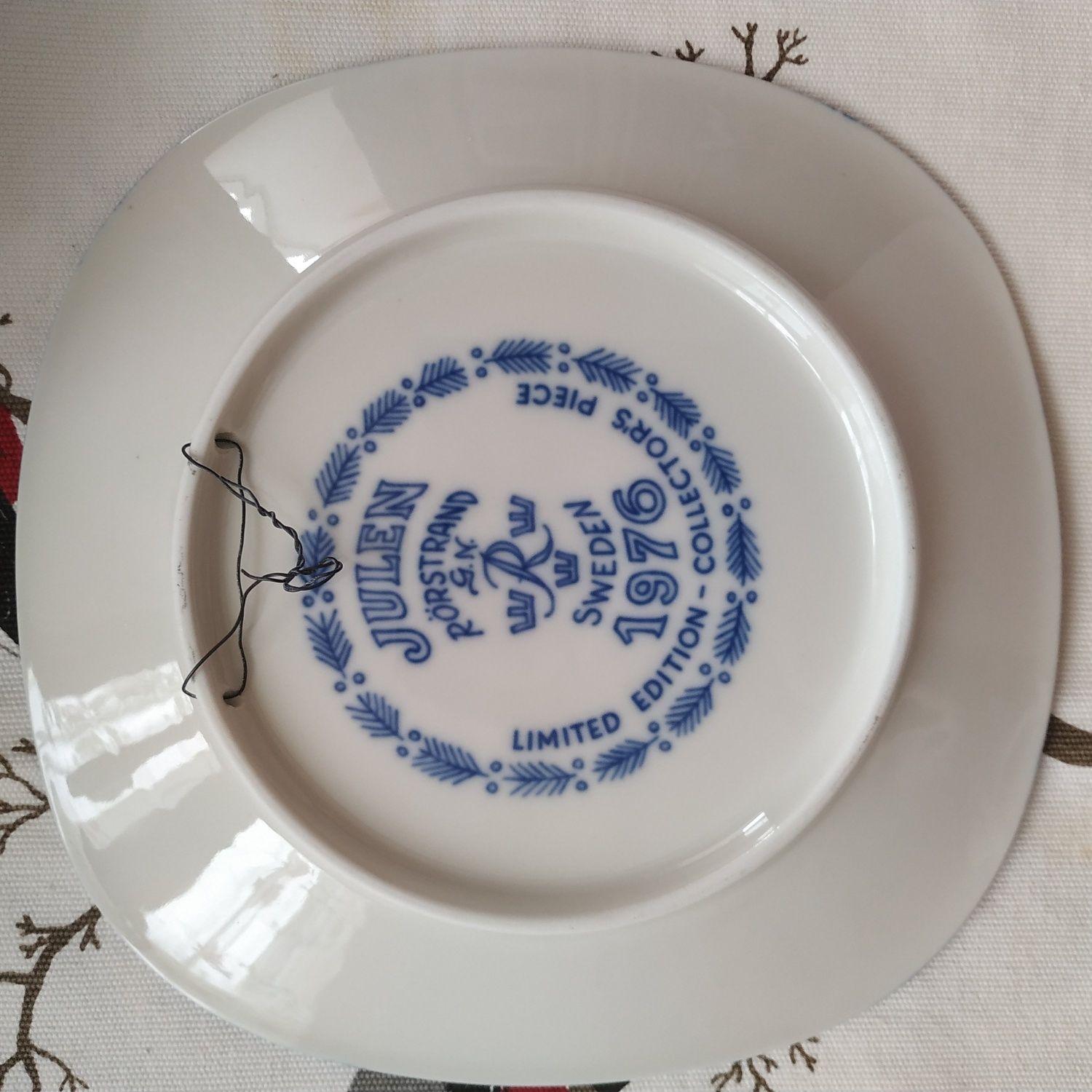 Talerze Cudowna podróż Selma Lagerlöf .Rörstrand porcelana talerze