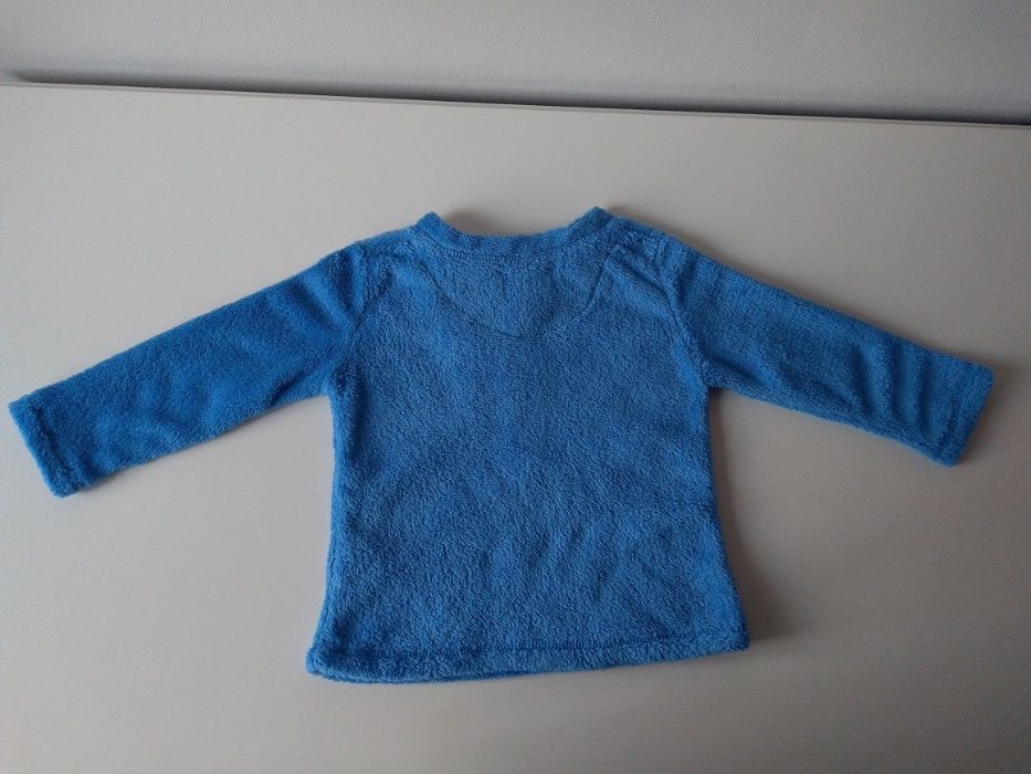 Niebieska bluza chłopięca "miś", r. 98