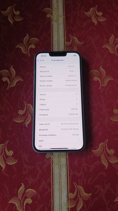 iPhone 14 256GB 81%