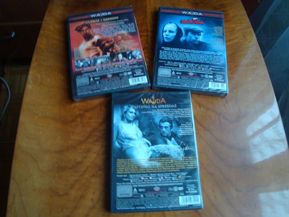 dvd filmy Wajdy Wszystko na sprzedaż box 7dvd w folii/na prezent/