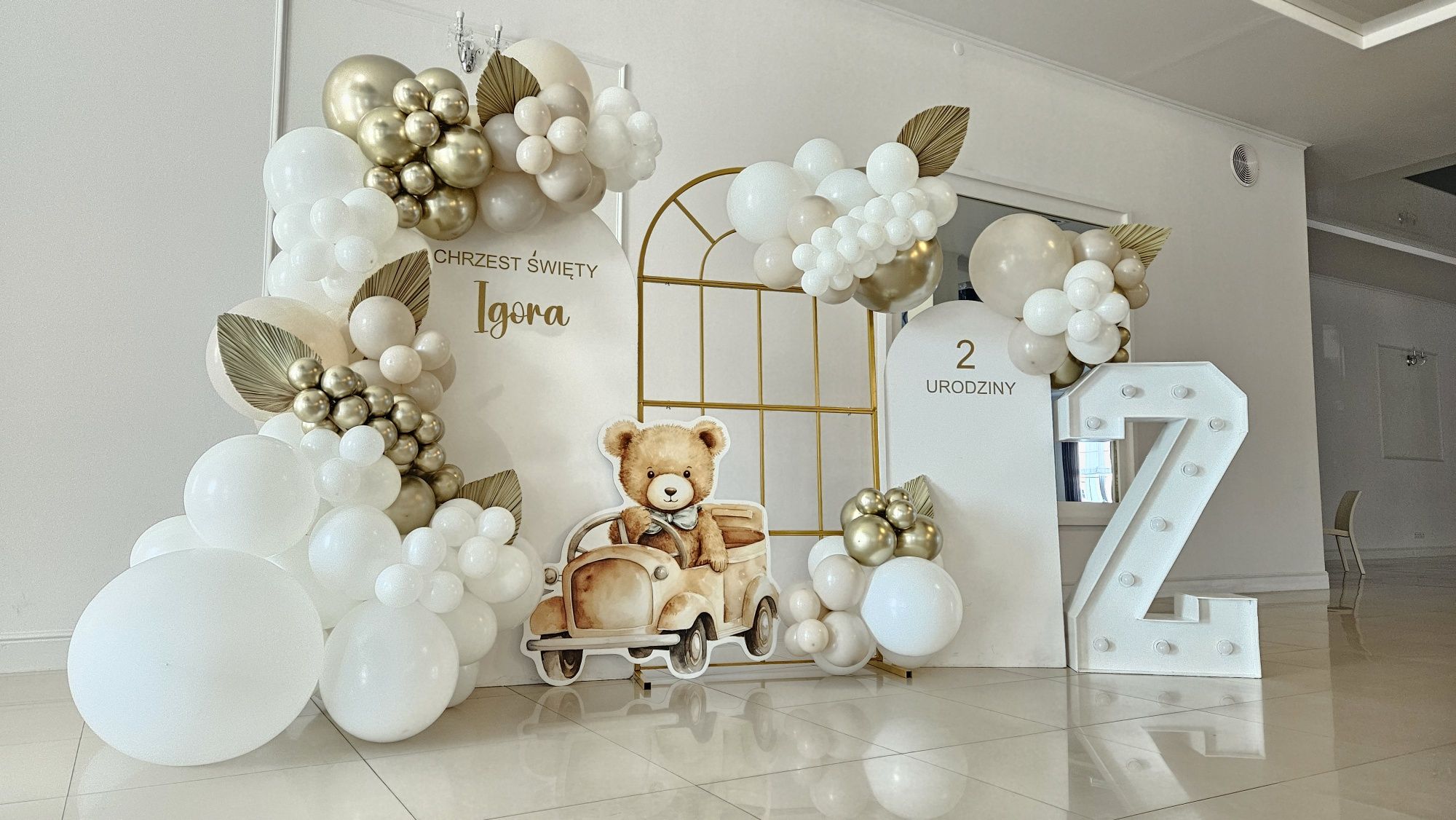 Ścianka dekoracja balony girlanda