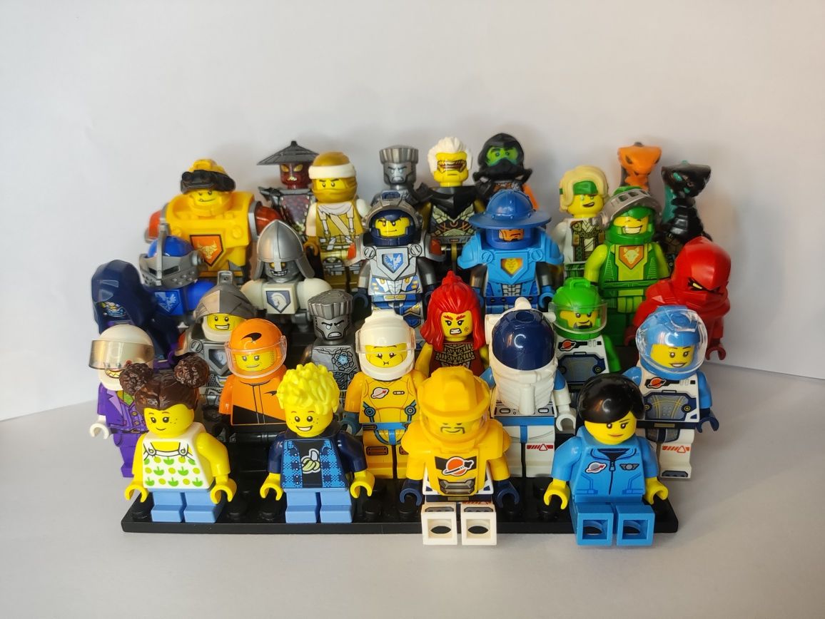 Мініфігурки LEGO,всі оригінал; Nexo, City, Ninjago