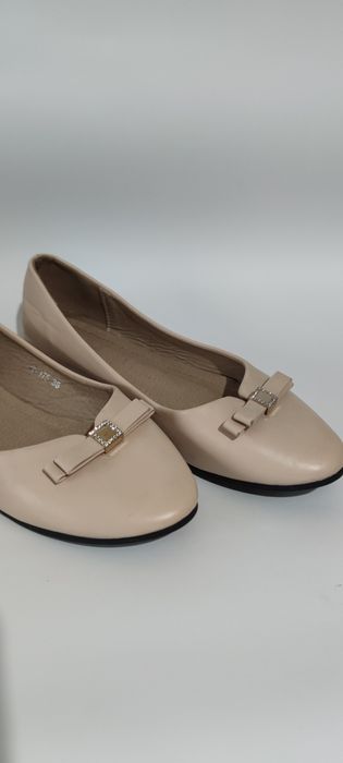 Балетки жіночі. Розмір 38. Колір бежевий.