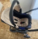 Carrinho + Ovo em perfeitas condições, 3 em 1 confortavel