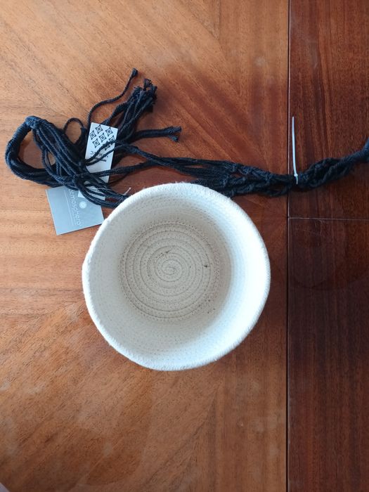 Vasos de macramé
