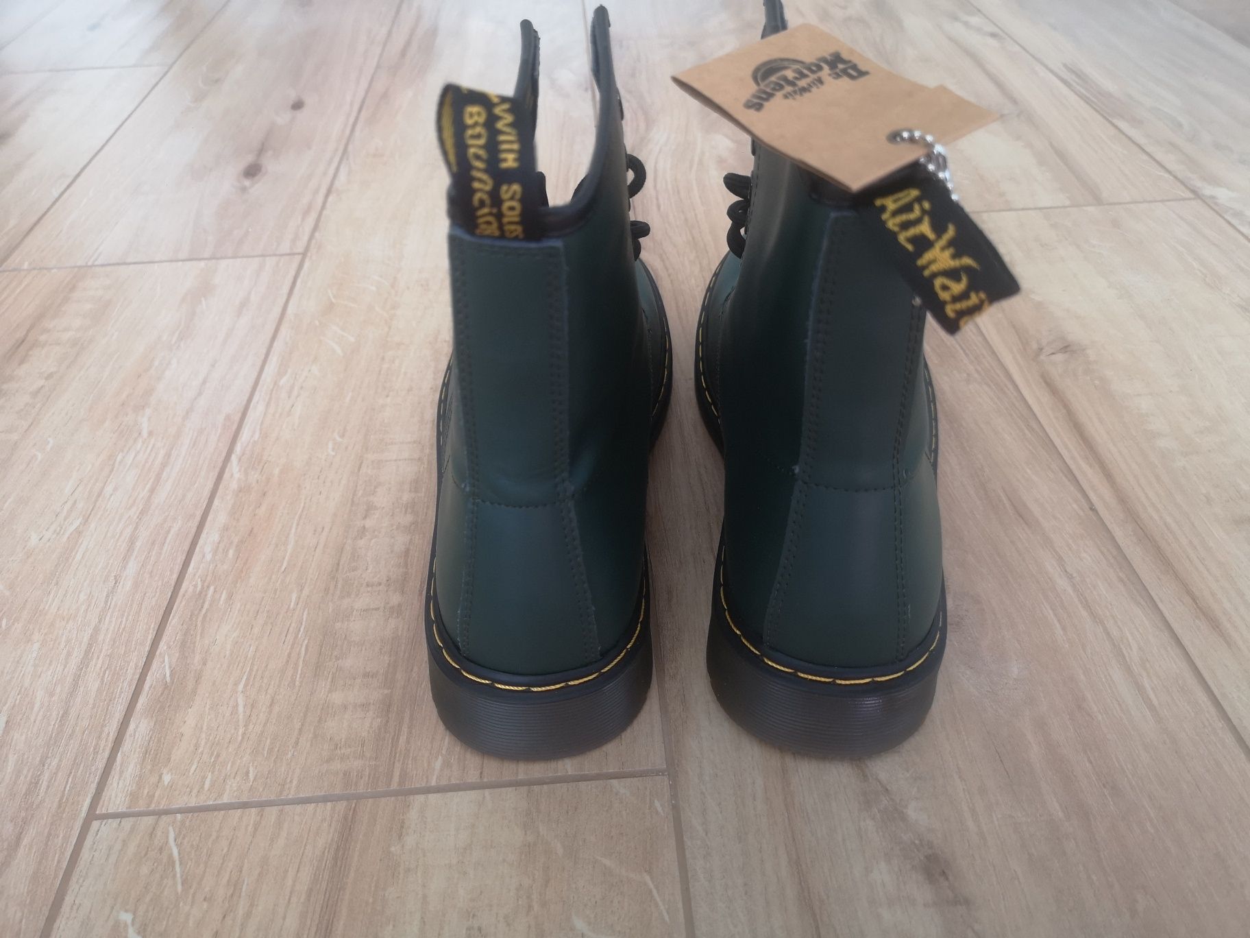 Черевики Dr. Martens 45EU, 29 см 1460 Green Smooth