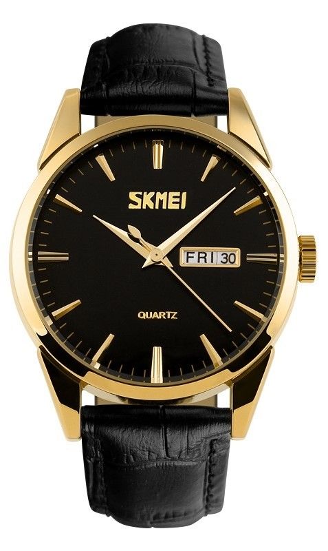 zegarek męski skmei 9073gdbk-b + box